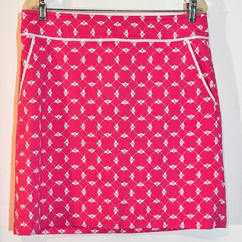 Talbots Bumble Bee Skirt Straight Pockets